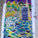 silk painting done